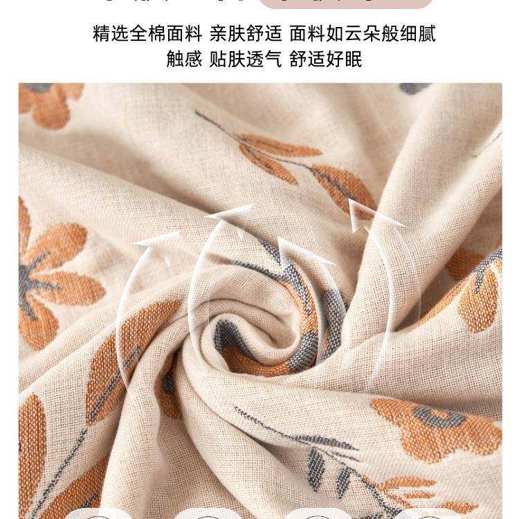 枕头巾2025新纱布枕款巾枕10005225套纯棉对夏装可固定季男生防一