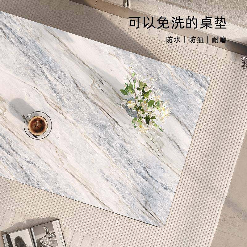 轻奢感厅263客茶几桌垫防防免洗防烫皮革家用桌面垫油茶水几桌布