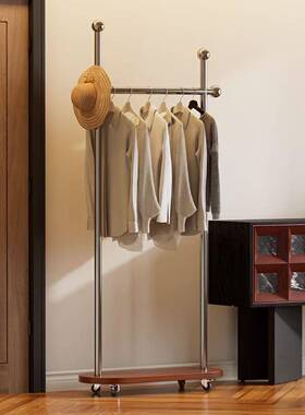 MUN中古衣帽关可移动卧室挂衣架服架子客厅户玄落入地家用简易收