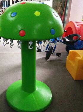 幼儿园毛巾儿架玩具儿童塑料毛巾毛JBQ架旋转毛架童巾巾架蘑菇浴