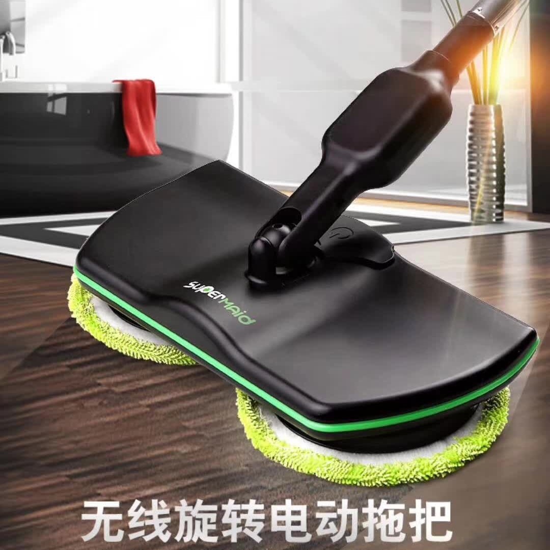 旋转电动拖把免手洗拖把家里用地拖墩布桶拖地自动打蜡懒人拖布器