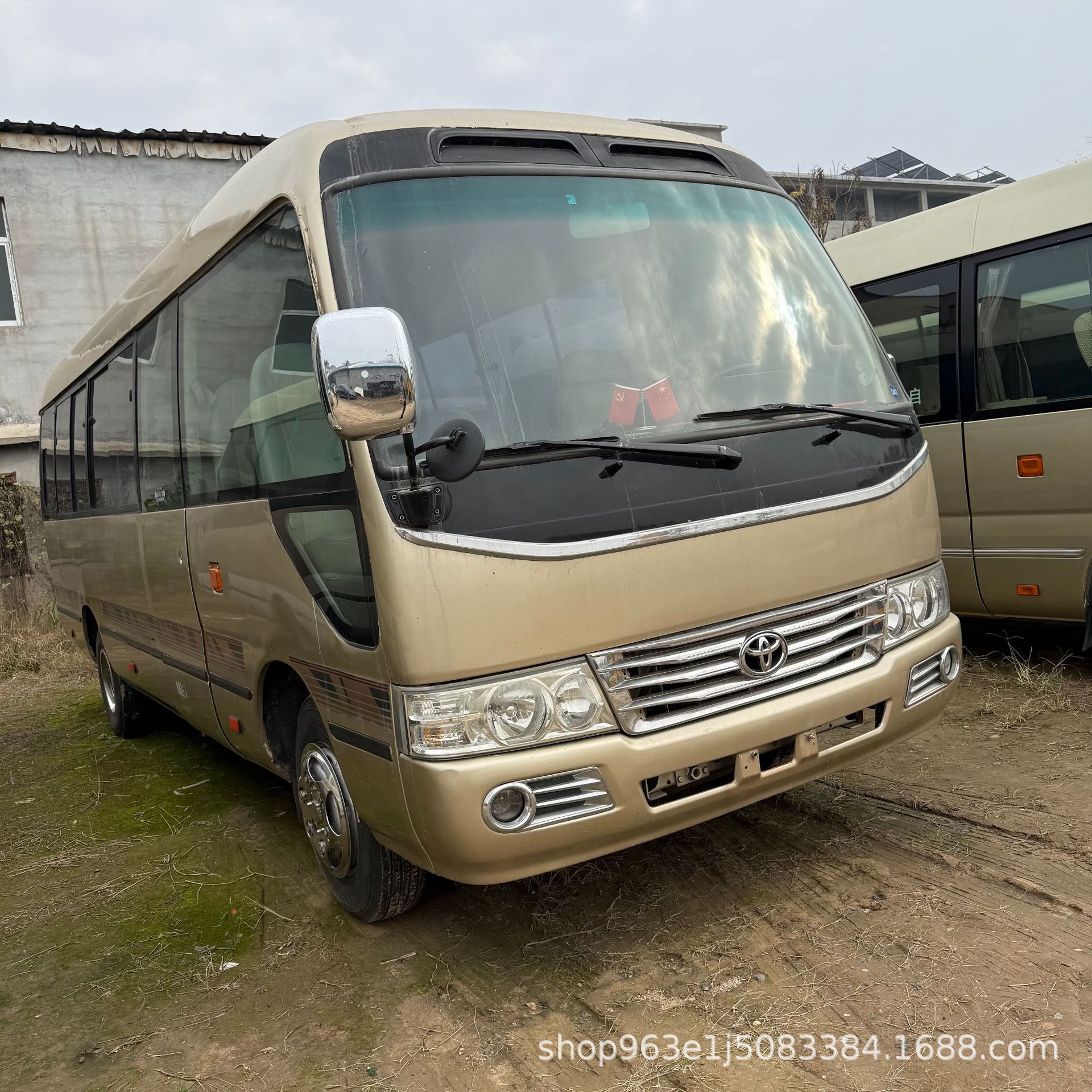 出口非洲考斯特中小型客车 19座23座舒适座椅 商务豪华巴士车
