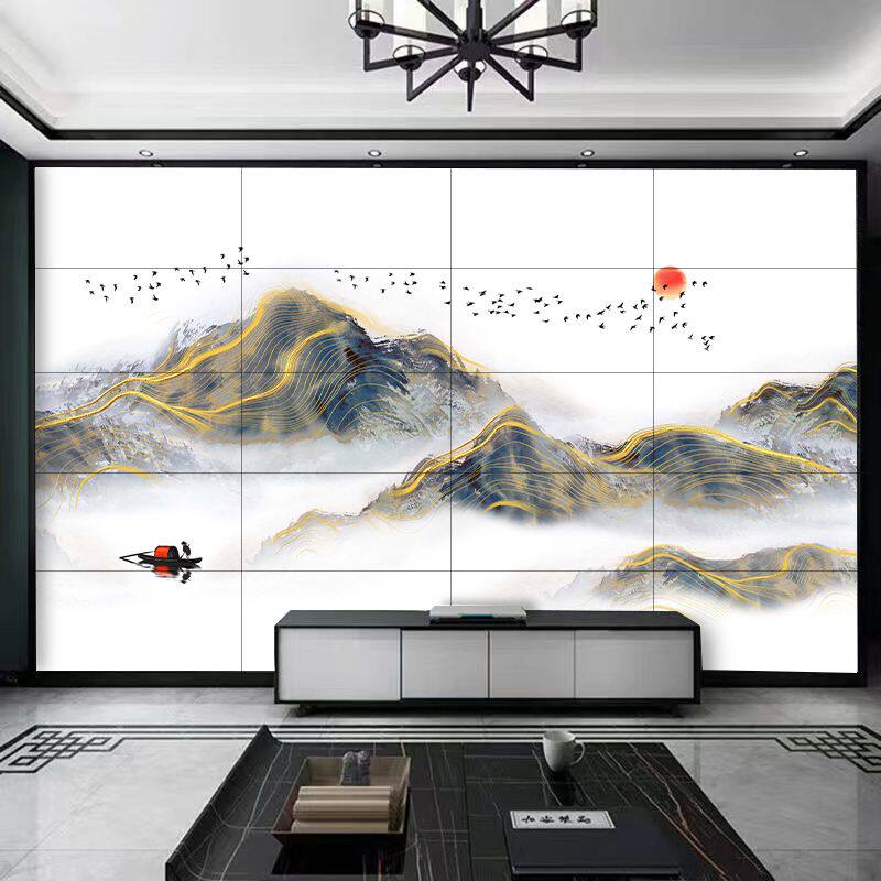 3d立体墙贴客厅电视背景墙装饰画防水防潮装修翻新壁画简约壁画