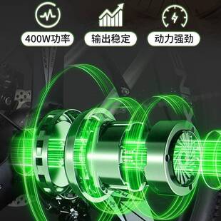 Q2凤凰电动便自行车勤新通国标锂电26寸变速休代步车助力闲轻电瓶