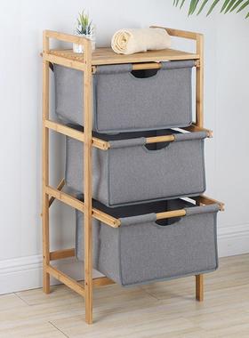 俊豪家居用北脏衣服收纳筐浴家室竹布脏衣篮折篓叠欧风脏衣E022、