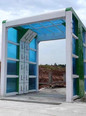 龙门42101车机商砼站全自动洗车房煤门厂矿洗钢厂水泥智能龙式自