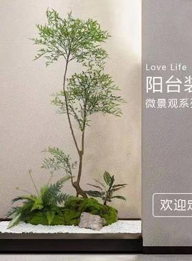仿绿植NQW造景室内花箱组网合阳台红真隔断橱窗微梯景观玄关角落