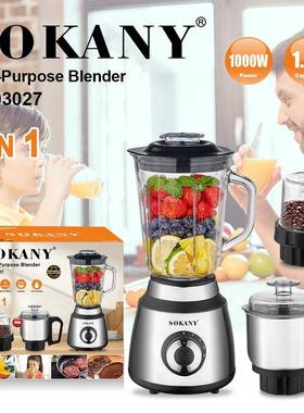 出口0327榨汁机多功能机3i44070n1磨豆榨汁0k搅拌机不锈钢辅食soa