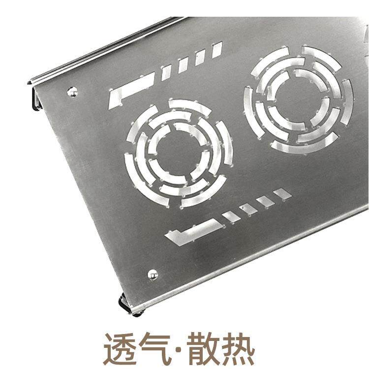 叶?不锈主机箱带轮花托架特大号电脑重型钢托移动F97J788H底底座
