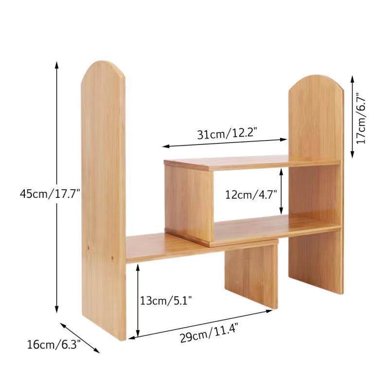 简约实木xy-Uxxsj桌面书架生简易办公学室窗书架宿舍桌上收小纳置