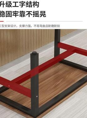 餐桌商用15533长形食堂餐桌现简约快餐早方餐店店饭店小吃代桌椅