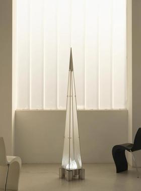 创意宝塔工业风42353地灯现代卧室落客厅氛围计师字塔工业风设金