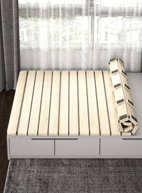 防潮排骨榻996架榻米透气卷折叠板1.518米床板硬简易实木.床垫架