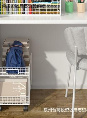 桌面书收纳边可动课桌书inB3KNsc柜子书本易置物架带小书架落移地