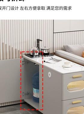 奢沙发边柜侧边柜家用厅岩板小动KY-QSBG0茶几简约现代角几轻可移