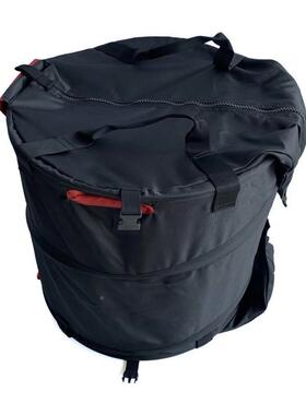 热销干草黑色修剪袋可折黑桶SHL便携式叠环trim剪bag保修剪机树枝