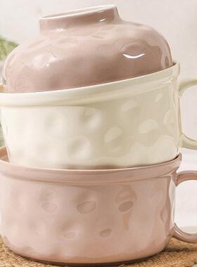 陶瓷泡面带盖可微波炉饭NMW碗舍学生碗宿高颜值用面碗食堂打饭碗