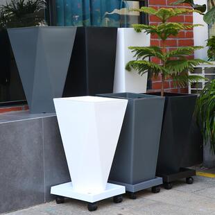 仿水泥花盆塑料客厅高树花尾户hshj0051外特大号轻奢散脂葵天堂鸟