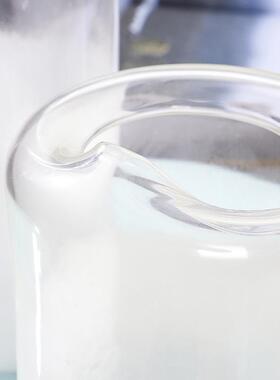 创意白色代透明玻璃花瓶水培奶干花插SH2130花瓶客厅现约装饰摆简