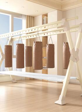 折凉子叠晾衣架落地室内家用阳台外卧室铝合金室伸缩45865杆式晒