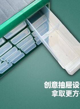 零件盒收纳盒抽式电子元件螺盒工具塑料箱屉配丝EZF件桩基渣样盒