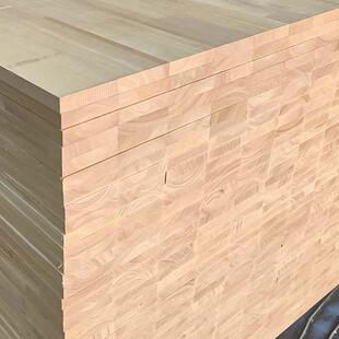 实木板木整WAN橡木板板指接板家原木衣柜板材片具建筑装饰板材9-1