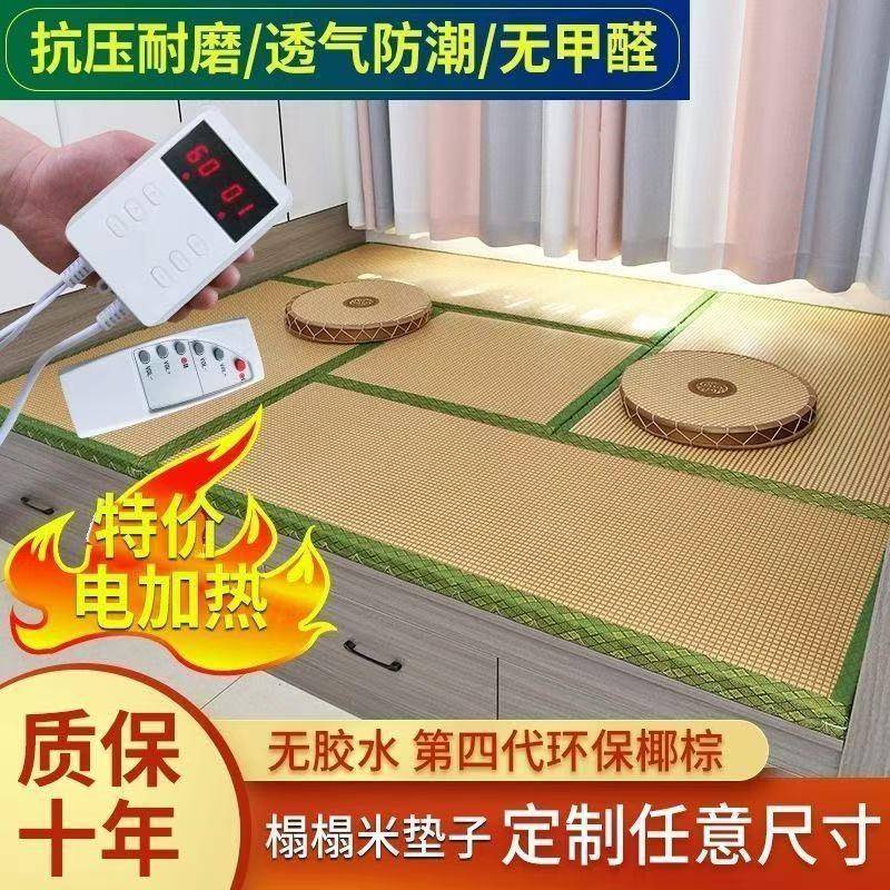 榻米加榻热垫电加热棕炕垫床垫塌塌椰NKDFidxi米垫地石墨烯电热炕