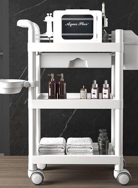 轻奢车动收纳手推推车置物架仪FING6841器小工具车移院车