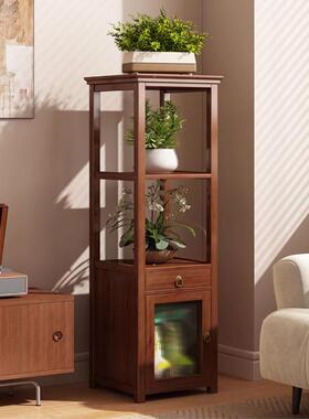 花架置物层花架子新中式花台客厅盆落地架式盆KML多景摆放架沙发