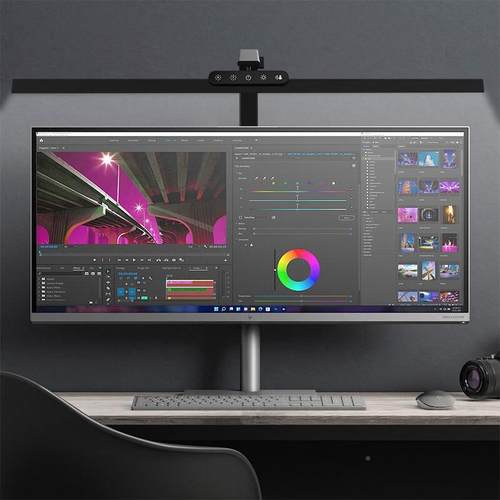 冠雅能感光脑幕屏灯工作灯书桌办390公桌led护眼台灯电夹智子款