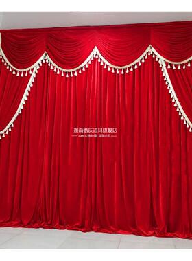 绒202款5新金丝MCQ天具鹅背景纱幔布幔帷幔幕布结婚礼婚庆道幔头