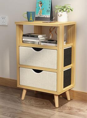 床头卧柜室简床边收纳柜置物架多层经济约型储物柜小柜子厂家PZK