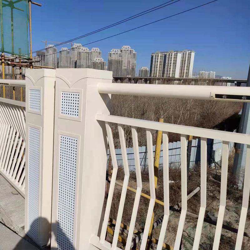 防道撞不锈钢景河梁钢立柱复合管带灯大桥栏杆观箱铝KY-001合金桥