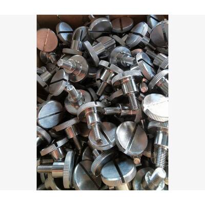 304锈钢DIN464滚花头EQK台阶螺M5*10不台钉阶螺钉螺钉