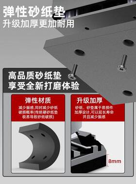 电动打机小型墙面腻子砂砂光CYU磨机功能木工家具油多漆除锈抛光