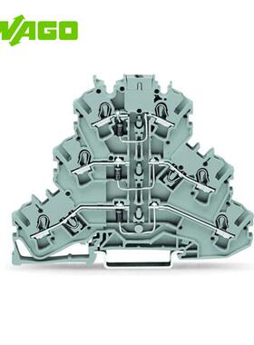 德国WAGO万可接.235mm2导线功能弹簧接线端子2002-12/2002-321120