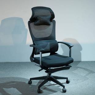 办公室家可躺休午电椅带腰托人体工学办公椅子舒适久坐用书359房