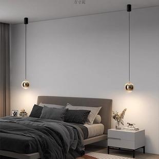 中山小灯具主卧室床头吊高端现代吧简约极简台灯饰可572升灯降吊