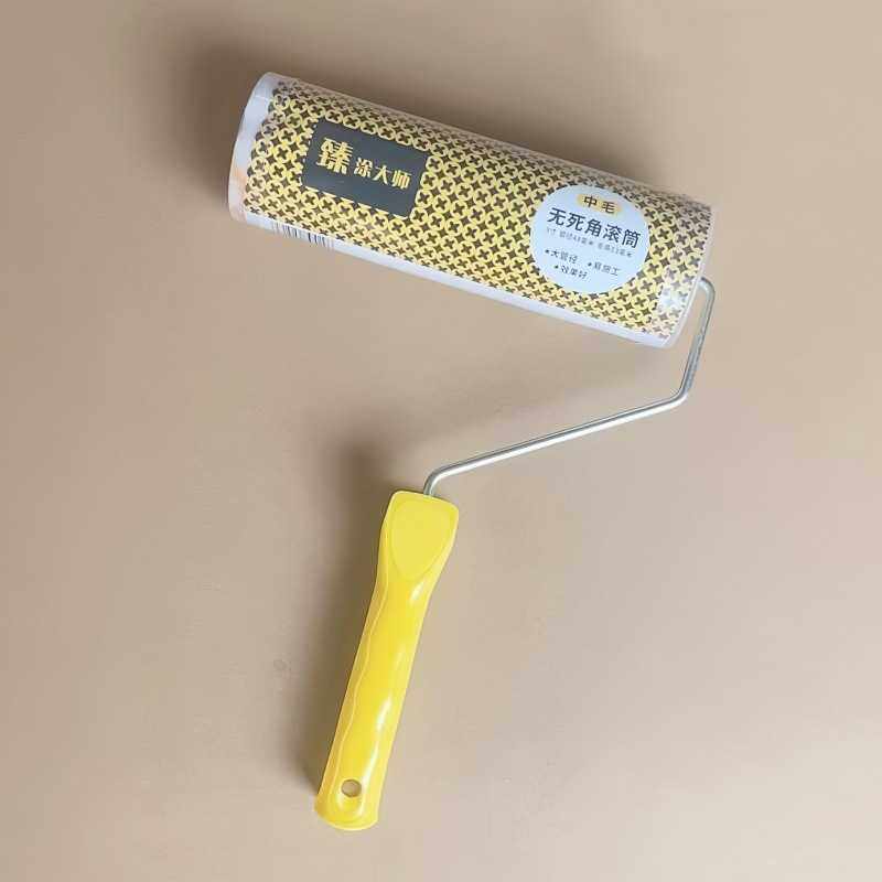9寸臻涂大师双黄条滚筒刷中毛细毛乳胶漆油漆涂料滚刷涂装工具,五金/工具,滚筒刷,淘宝优惠券,粉丝福利购,淘宝优惠卷