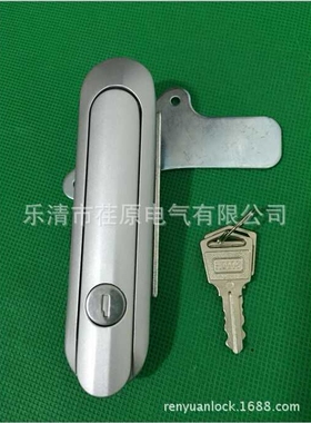 AP402-2-1亚光平面锁，电柜门锁，开关柜锁，通讯箱锁，机箱柜锁