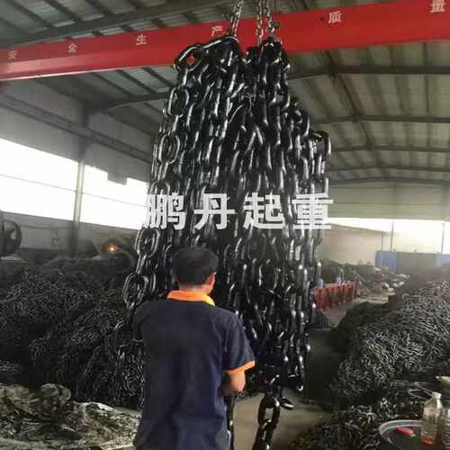 国标G80起重链条锰钢链条吊链铁链手拉葫芦链条吊索具钢链连接扣