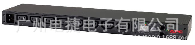 APC开关型PDU机架配电单元AP7921B 1U 16A (8)C13 2.5米 联保两年