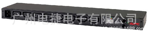 APC开关型PDU机架配电单元AP7921B 1U 16A (8)C13 2.5米 联保两年
