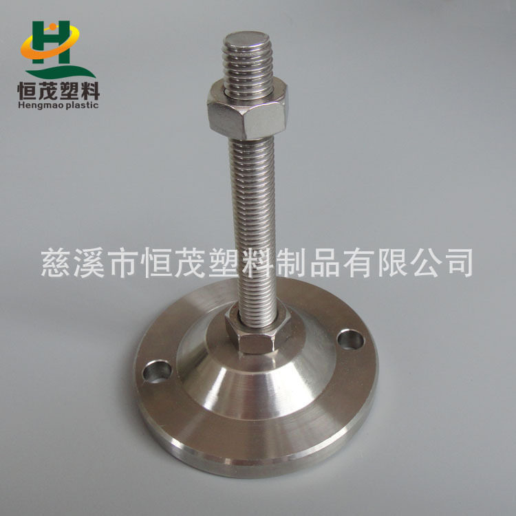 机械调整脚/不锈钢带孔脚杯/D100承重杯脚/304材质可调支撑脚