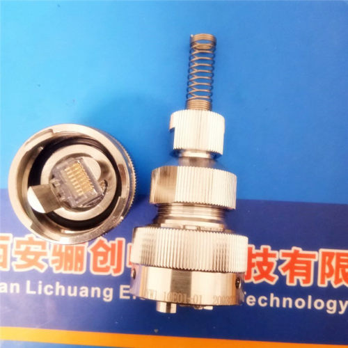 卡扣式圆形连接器YW1-10E06S-04YW1-10F02S-01公母头接插件