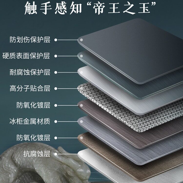 澳柯玛高端立式冷柜BD-332WHNE,烟青