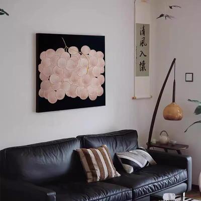 适合餐厅的挂画新高端轻法式复古GFH-2094款边柜装奢饰画餐中古风