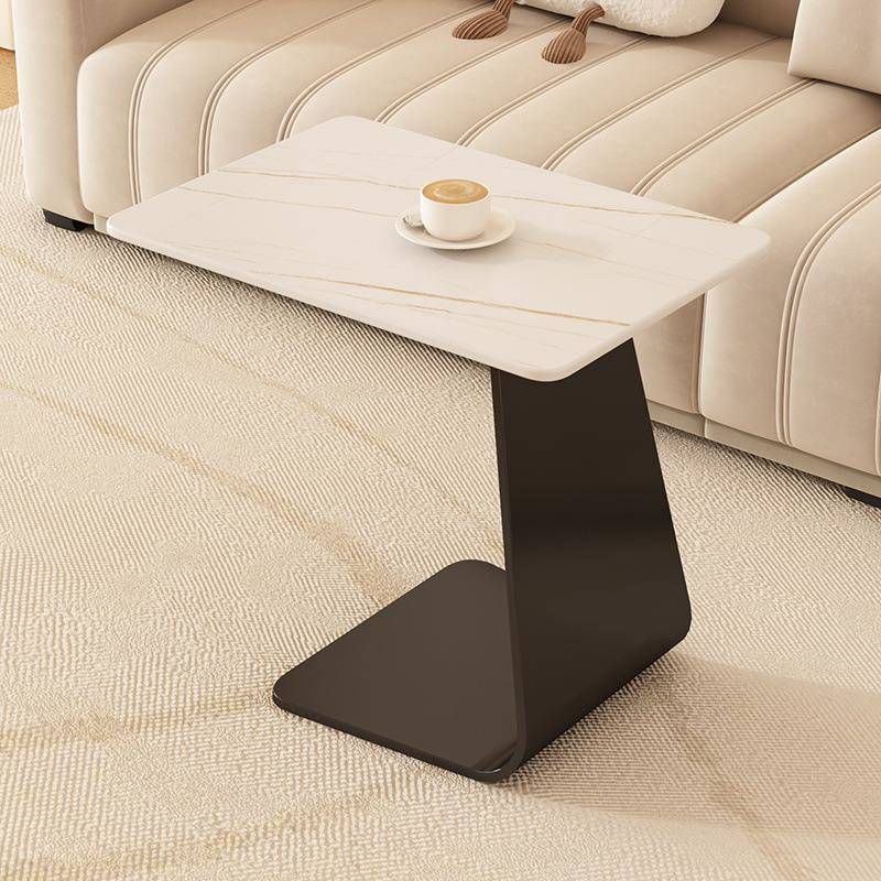 欧式轻钢可化玻璃LGS边小户型客厅奢小茶几沙发几现代极简C型移动