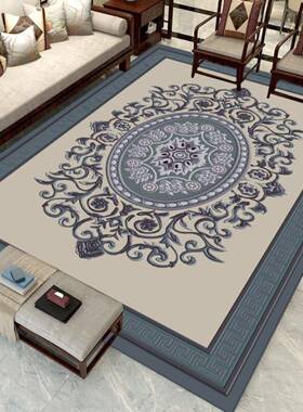 新中长方形手工全羊典毛风式客厅卧室室茶茶几ZG-66862红色古地毯