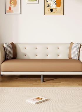 代现简约小UFG户型沙发客单双三人厅室出租屋服装卧店矮靠背小沙